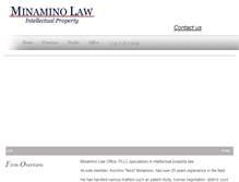 Tablet Screenshot of minaminolaw.com